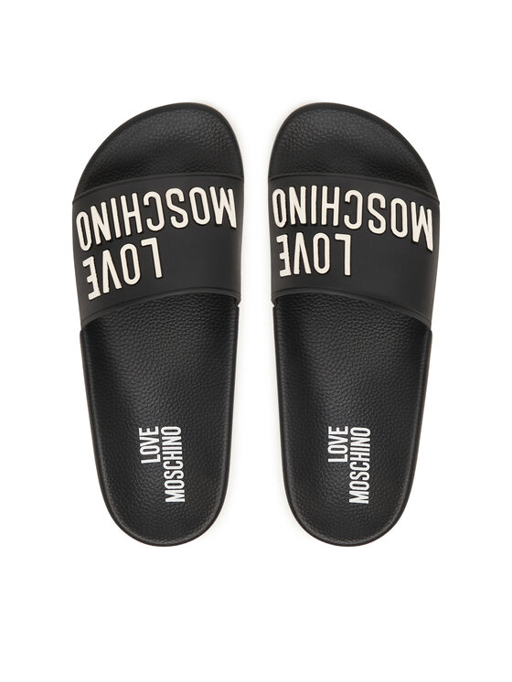 LOVE MOSCHINO LOVE MOSCHINO Klapki JA28052G0OI14000 Czarny