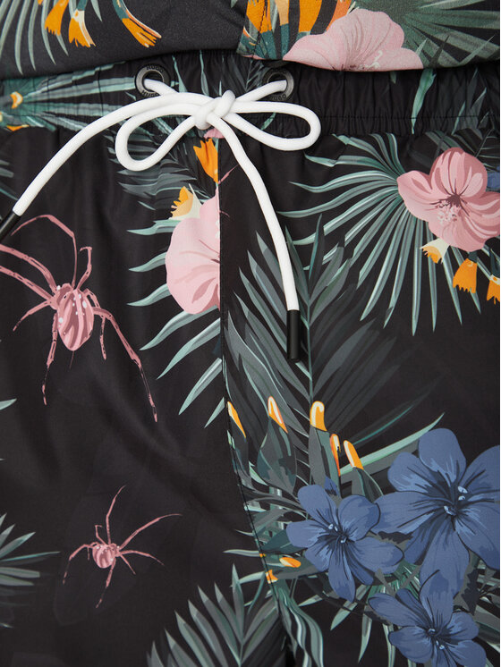 HUGO HUGO Pantaloncini da bagno Calala 50510061 Nero Regular Fit
