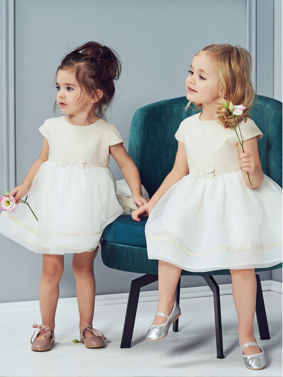 minimi minimi Sukienka elegancka C1 Beżowy Regular Fit