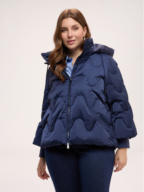 Fiorella Rubino Fiorella Rubino Kurtka puchowa F080T001618N034 Niebieski Regular Fit