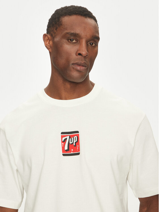 Only & Sons Only & Sons T-krekls 7Up 22033847 Balts Relaxed Fit