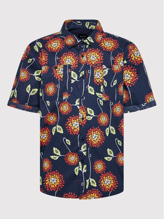 Brixton Brixton Košeľa Charter X 01267 Tmavomodrá Relaxed Fit