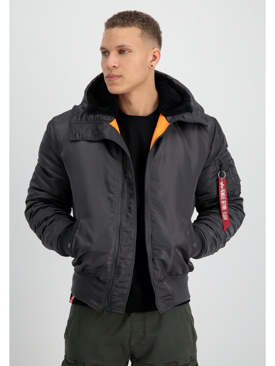 Alpha Industries Alpha Industries Kurtka bomber AI.158104-684-M Szary Vintage Fit