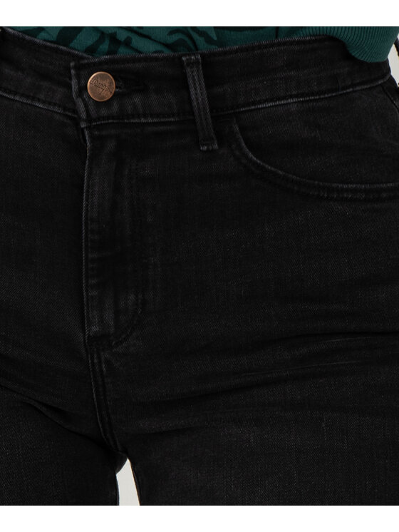 Wrangler Wrangler Jeansy W26RDF449 Czarny Straight Leg