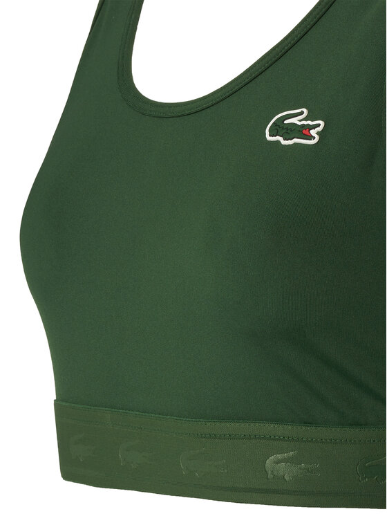 Lacoste Lacoste Špotni nedrček IF0133 Zelena