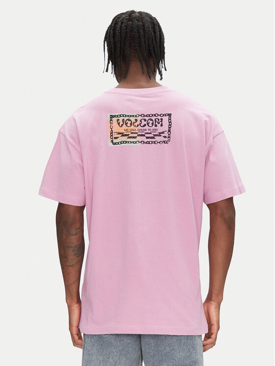 Volcom Volcom T-Shirt Filip Rygalski A4312506 Różowy Loose Fit