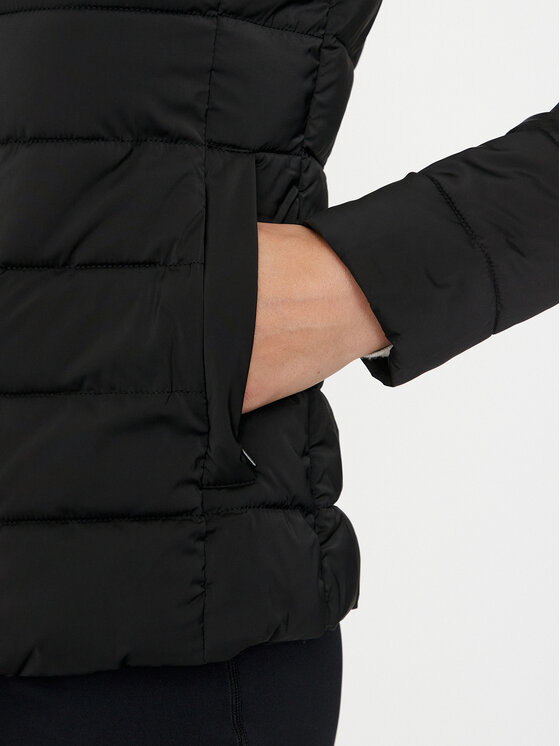 Guess Guess Пухено яке Solid Heavy Diann V4YL04 WF3X0 Черен Regular Fit