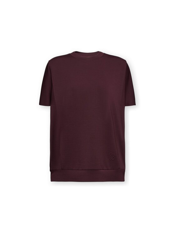Elena Mirò Elena Mirò Bluza G001E000326N039 Bordowy Boxy Fit