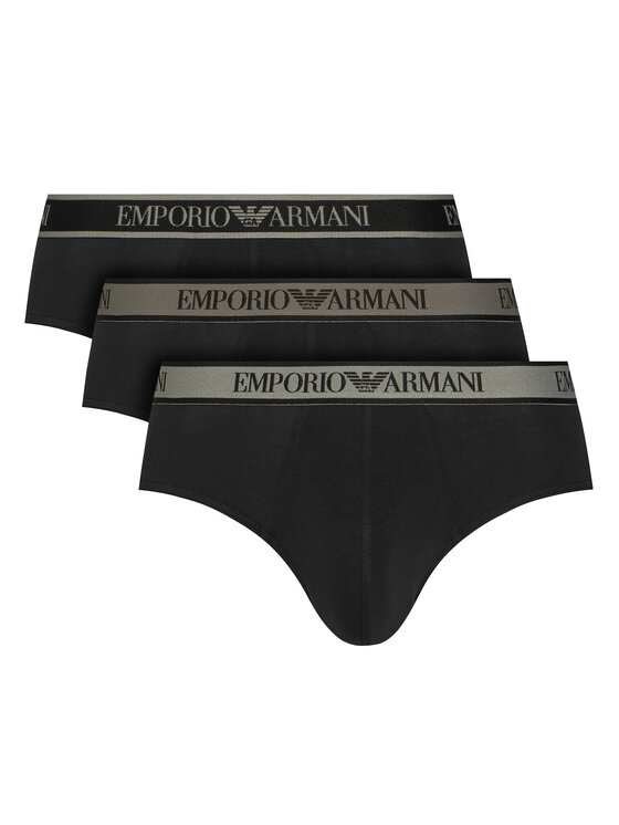Emporio Armani Underwear Emporio Armani Underwear Komplet spodnjih hlač slip﻿ EM000258 AF20669 MC061 Črna