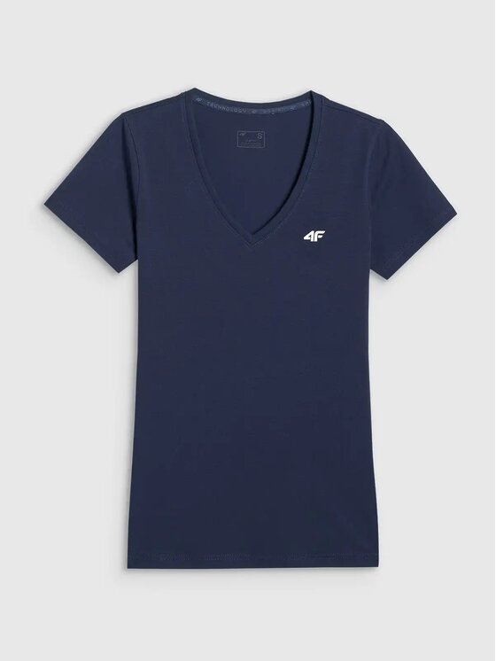 4F 4F T-Shirt 4FWMM00TTSHF3307-31S Μπλε Authentic Slim Fit