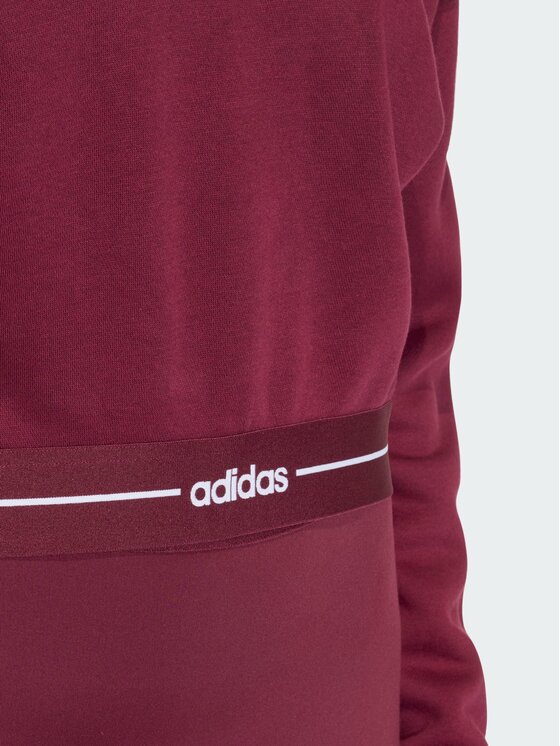 adidas adidas Bluza techniczna 158863 Bordowy Loose Fit