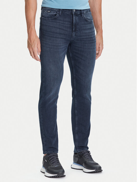 BOSS Jeansy H-Delaware 50544924 Granatowy Slim Fit