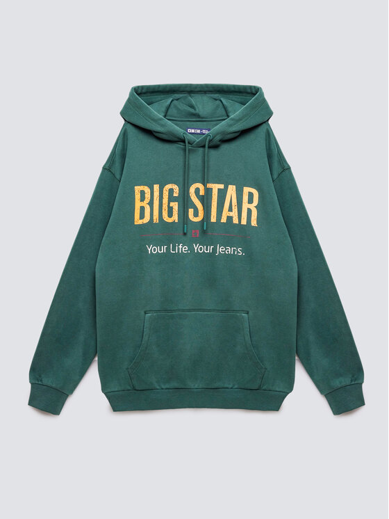 BIG STAR BIG STAR Bluza ASHLYNO Zielony Comfort Fit
