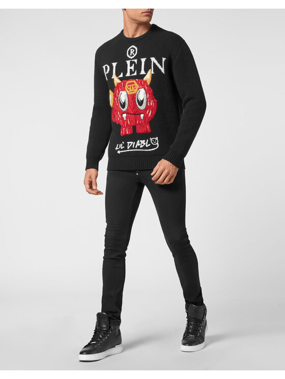 PHILIPP PLEIN PHILIPP PLEIN Longsleeve 2937 Nero Regular Fit