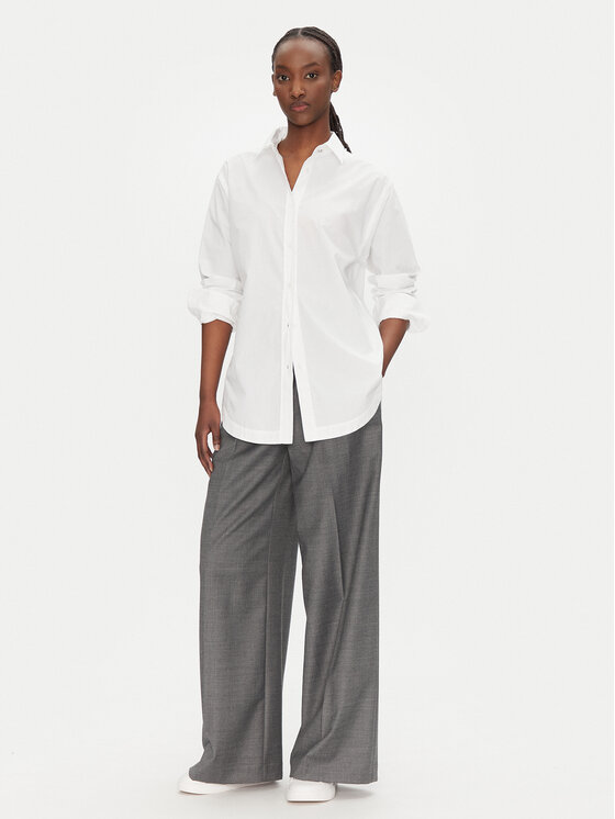 BOSS BOSS Marškiniai C_Bostucci_8 50538366 Balta Relaxed Fit