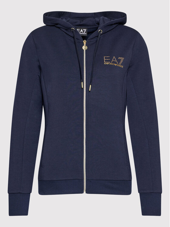 EA7 Emporio Armani EA7 Emporio Armani Trenerka 8NTV51 TJ9RZ 1554 Tamnoplava Regular Fit