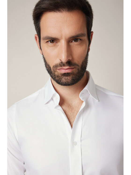 Lancerto Lancerto Koszula Assunta KO073225000010 Biały Slim Fit