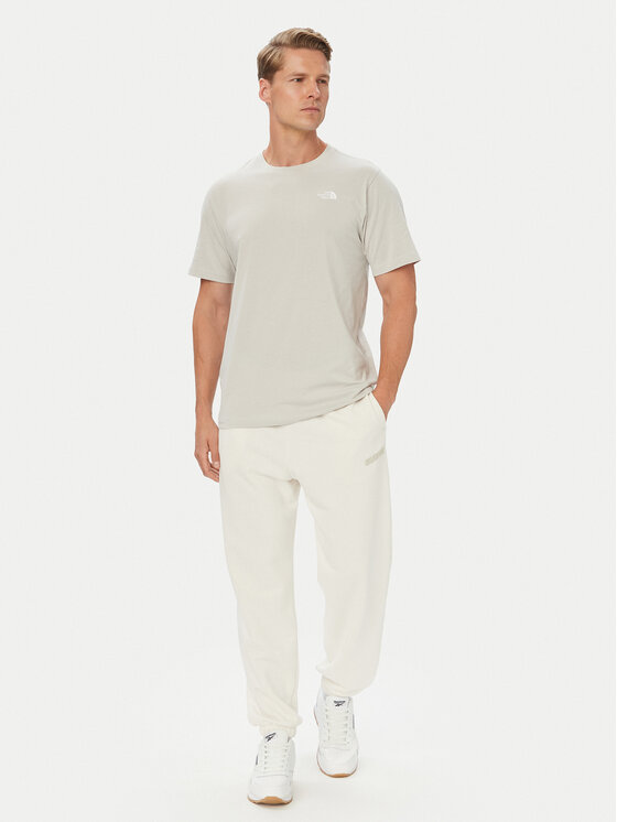 The North Face The North Face Majica Evolution Simple Dome NF0A8CZ2 Svetlo siva Regular Fit