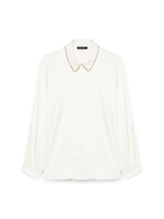 Fiorella Rubino Fiorella Rubino Camicia 5025T001244N011 Bianco A-Line Fit