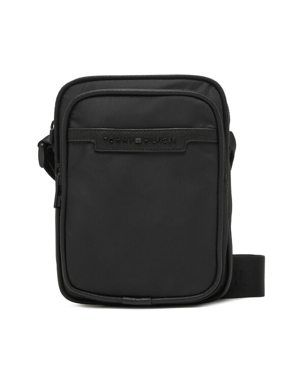 Tommy Hilfiger Tommy Hilfiger Τσαντάκι Th Repreve Mini Reporter AM0AM13465 Μαύρο