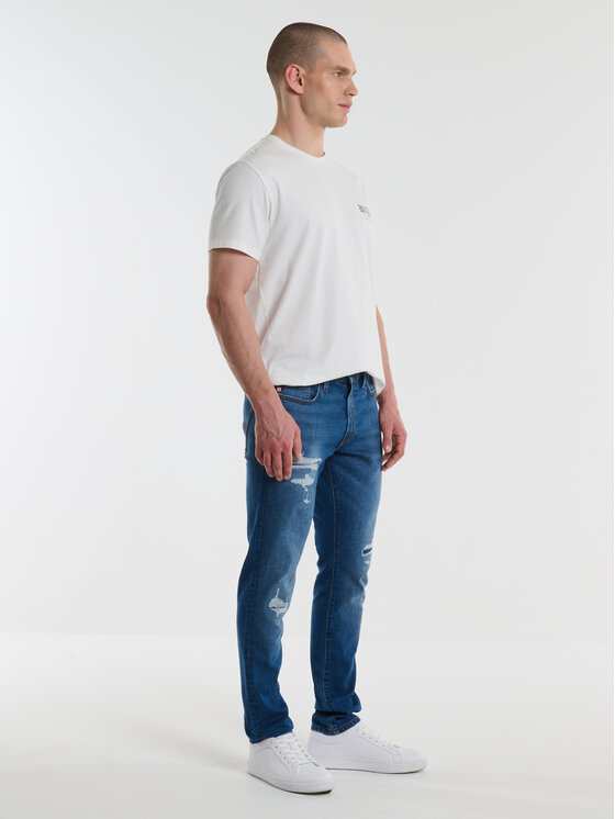 BIG STAR BIG STAR Jeansy TERRY CARROT Niebieski Tapered Fit