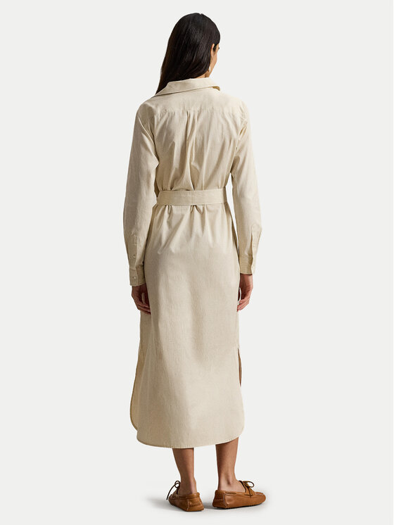 Polo Ralph Lauren Polo Ralph Lauren Hemdkleid 211A96362002 Beige Regular Fit