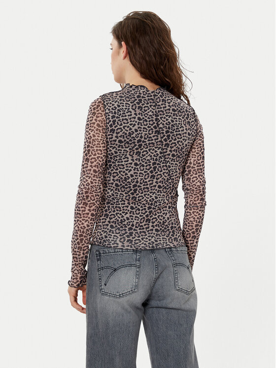 Noisy May Noisy May Blúz 27033006 Szürke Slim Fit