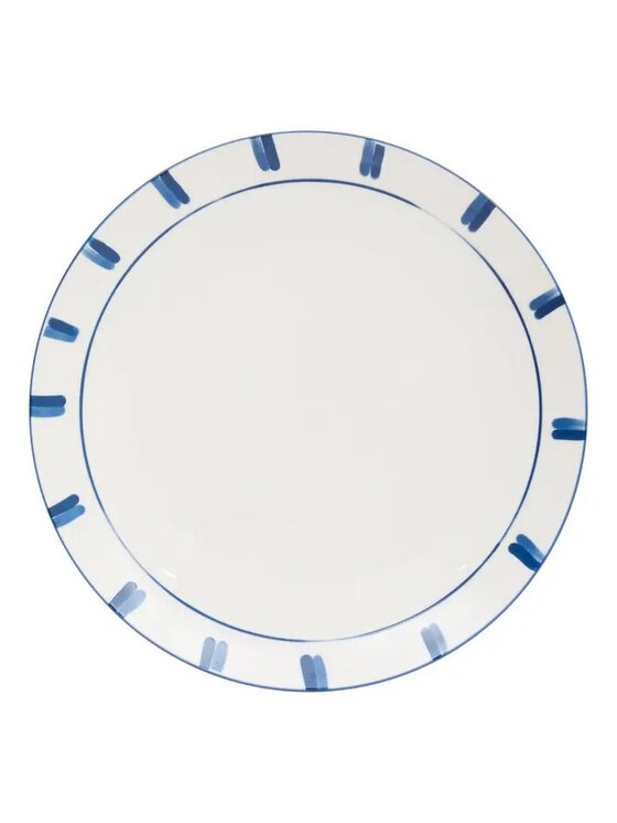 MIAhome MIAhome Komplet talerzy 6 szt. porcelanowych obiadowych Oceania 27 cm Biały