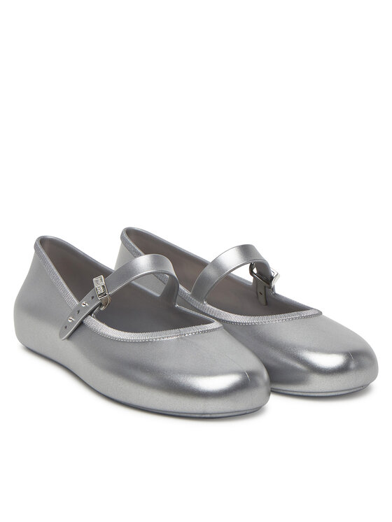 Melissa Melissa Baleriny Melissa Soft Ballerina Ad M 35785 Srebrny