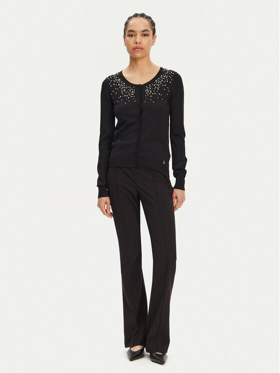 Artigli Artigli Kardigán ACMA001920 Fekete Regular Fit