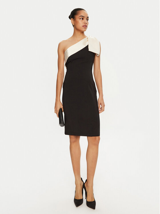 Rinascimento Rinascimento Kokteilikleit CFC0019754002 Must Slim Fit