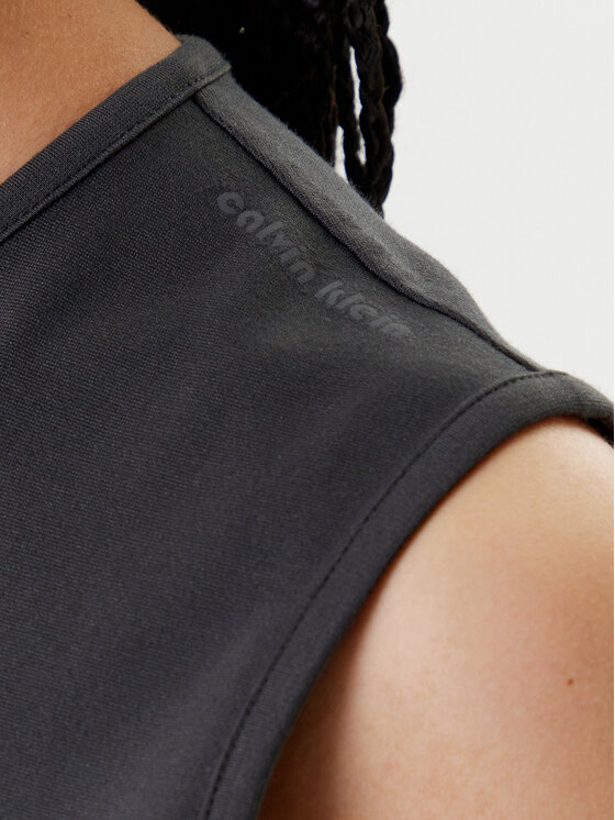 Calvin Klein Jeans Calvin Klein Jeans Každodenní šaty Punto Milano LV044C214G Šedá Slim Fit