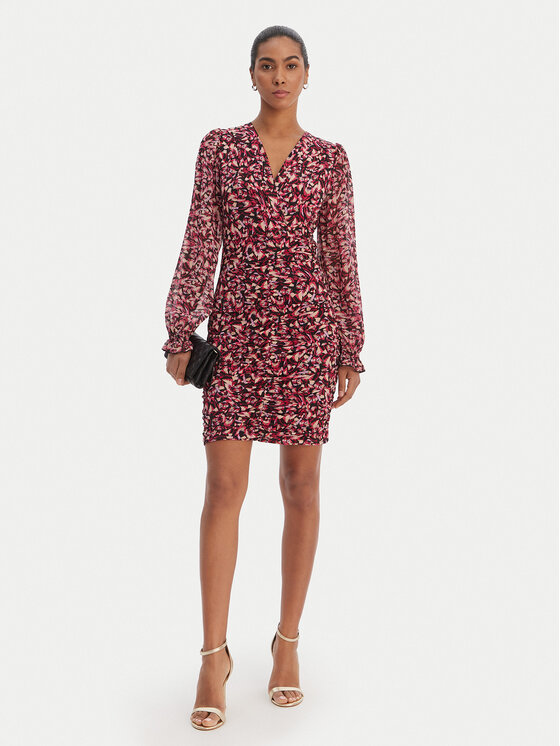 Morgan Morgan Vsakodnevna obleka 261-RIBLOO Roza Slim Fit