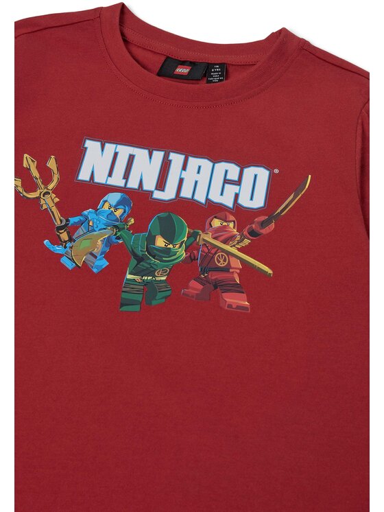 LEGO LEGO T-Shirt 12011307/370 Bordowy Regular Fit