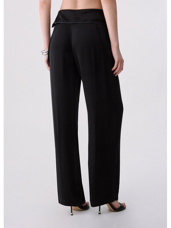 Liu Jo Liu Jo Pantalone da abito CF6214T849A22222 Nero Regular Fit