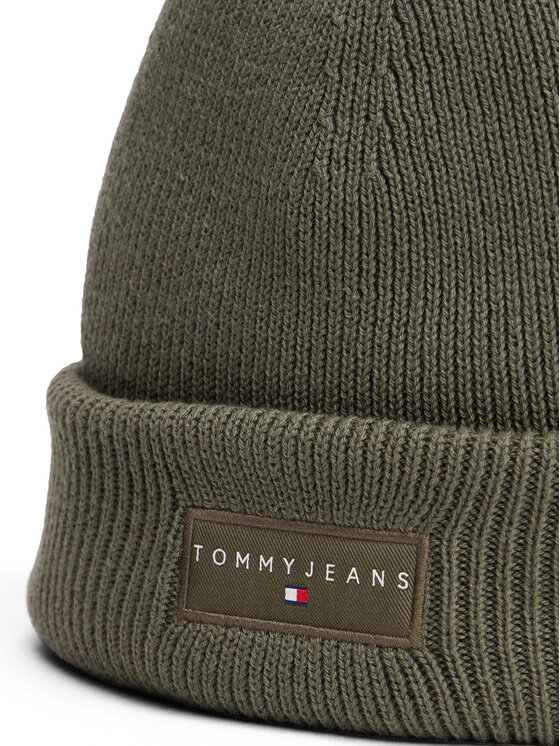 Tommy Jeans Tommy Jeans Căciulă Tjm Linear Beanie AM0AM13666 Verde