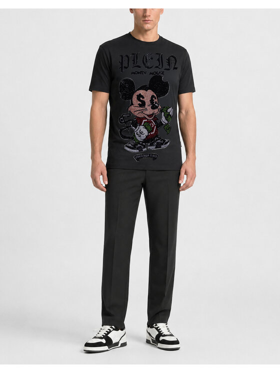PHILIPP PLEIN PHILIPP PLEIN T-Shirt 31657 Černá Regular Fit