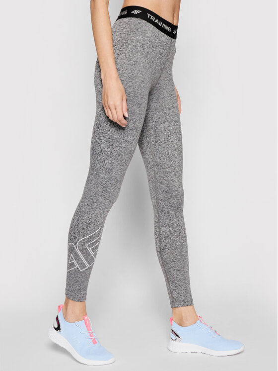 4F 4F Legginsy NOSH4-SPDF001 Szary Slim Fit