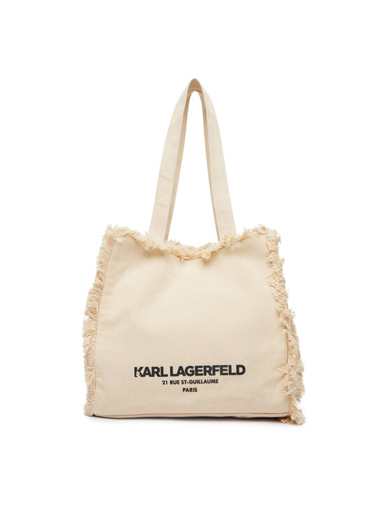 KARL LAGERFELD KARL LAGERFELD Ročna torba B2W50021 Kremna