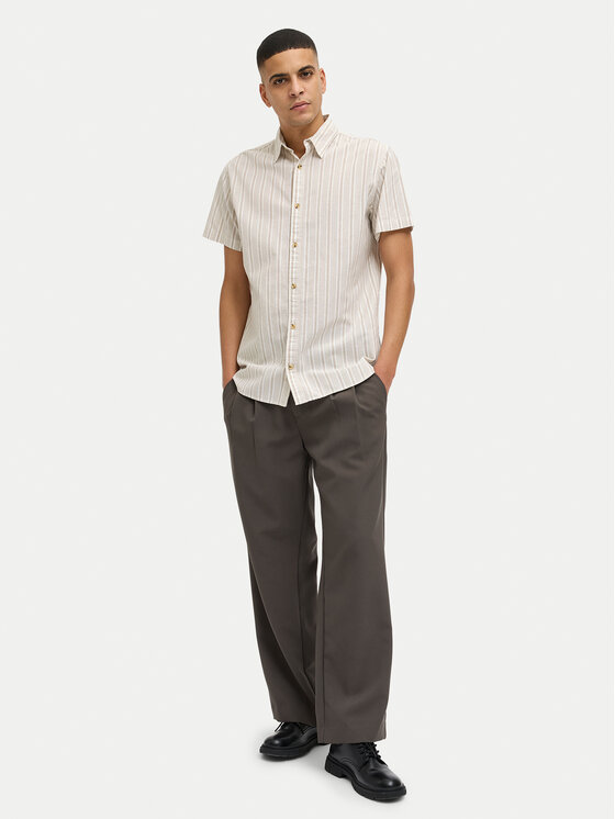 Jack&Jones Jack&Jones Košeľa Joshua 12269135 Béžová Comfort Fit
