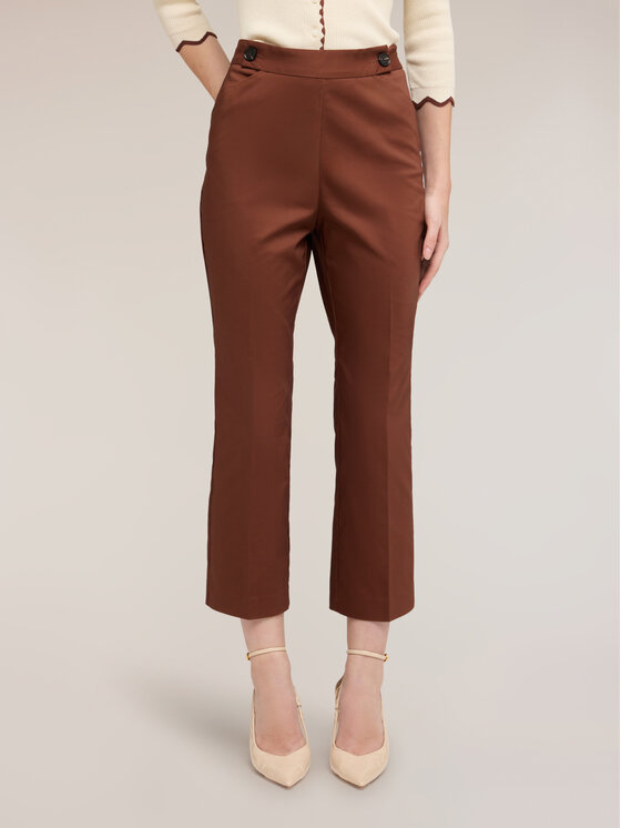 Motivi Motivi Pantaloni di tessuto P084Q004531N022 Marrone Flare Fit