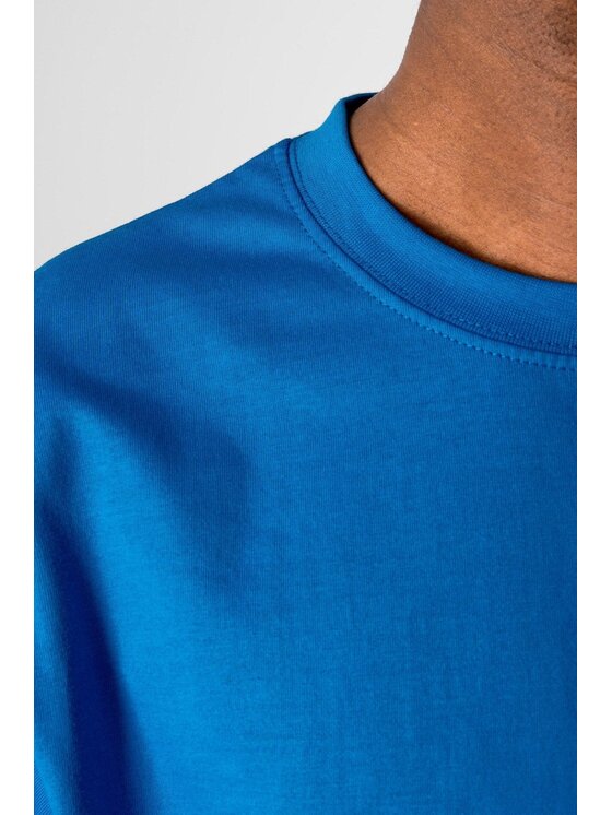 TeeShoppen TeeShoppen T-Shirt 'Oversized Collection' Niebieski Oversize