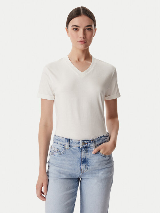 Beverly Hills Polo Club Beverly Hills Polo Club T-Shirt W126-BHLTS-1029-01X Λευκό Regular Fit