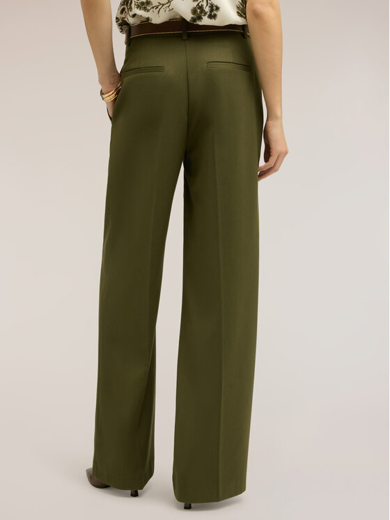 Motivi Motivi Pantaloni di tessuto P063Q004507N035 Verde Over Fit