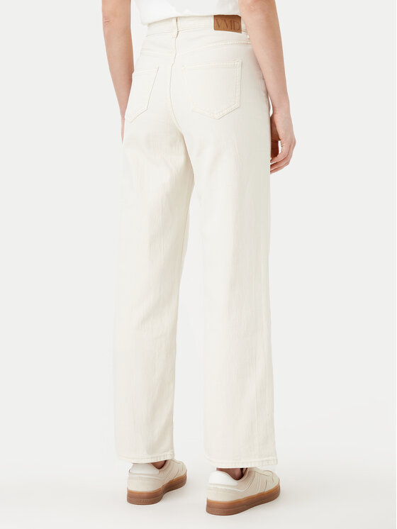 Vero Moda Vero Moda Jeans hlače Tessa 10287303 Écru Wide Leg