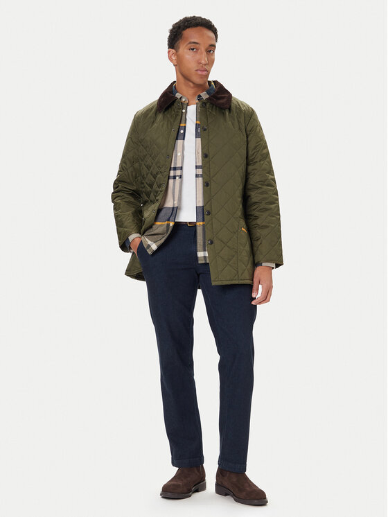 Barbour Barbour Μπουφάν μεταβατικό MQU0001OL91 Liddesdale Χακί Regular Fit