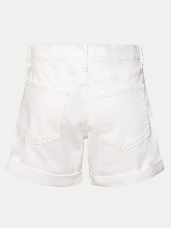 Gap Gap Džínsové šortky 607134-00 Biela Slim Fit
