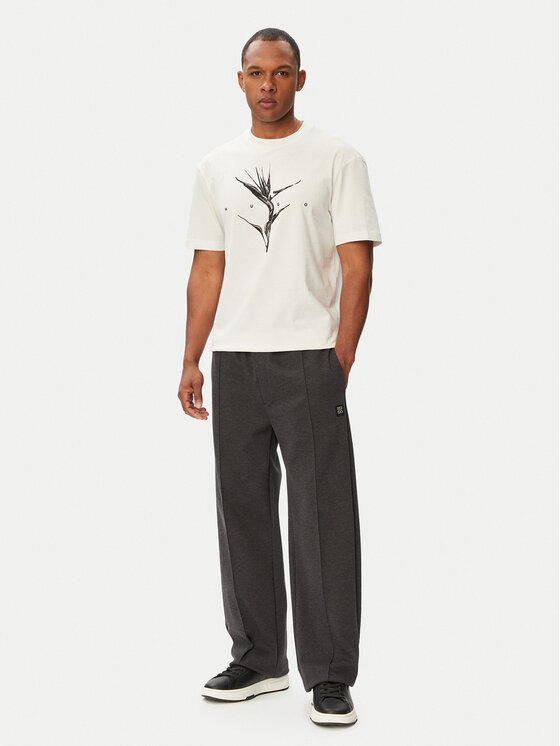 HUGO HUGO T-shirt Darise 50563436 Bianco Relaxed Fit
