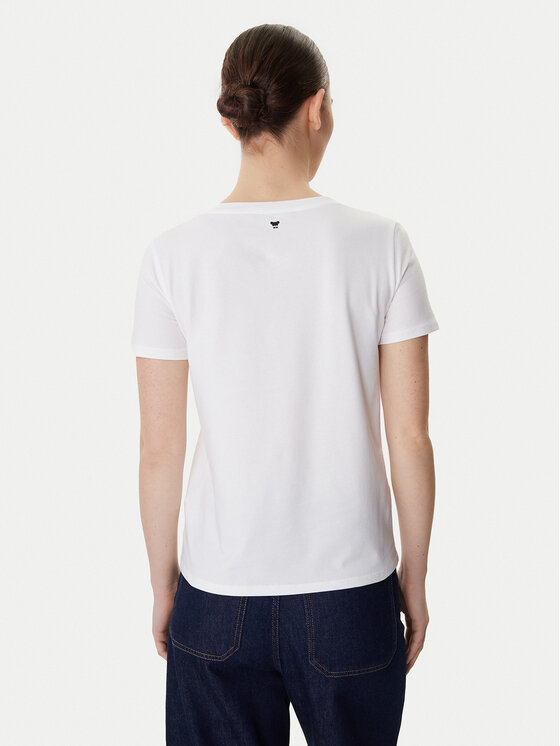 Weekend Max Mara Weekend Max Mara T-Shirt Multib 2615971021 Weiß Regular Fit
