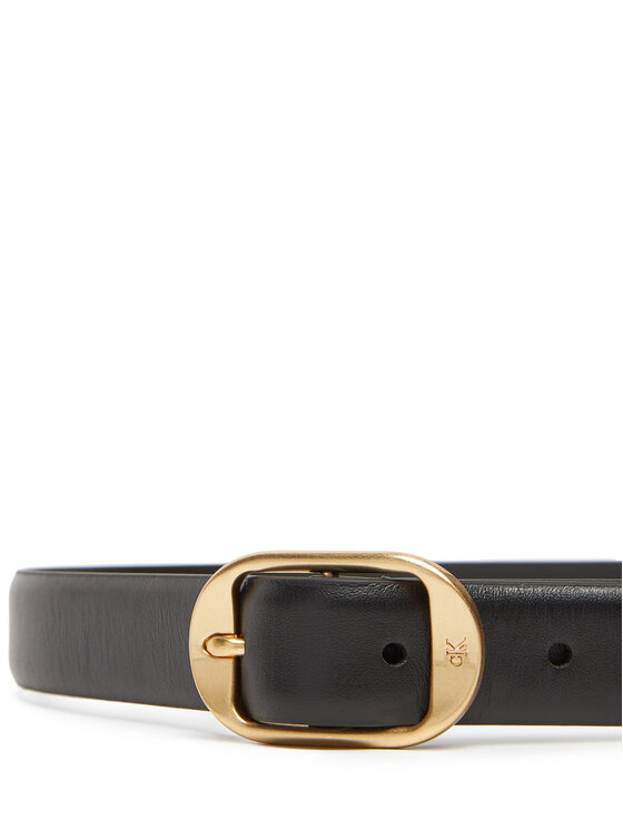 Calvin Klein Calvin Klein Ζώνη Γυναικεία Forged Pin Belt 25Mm LV04K7014G Μαύρο